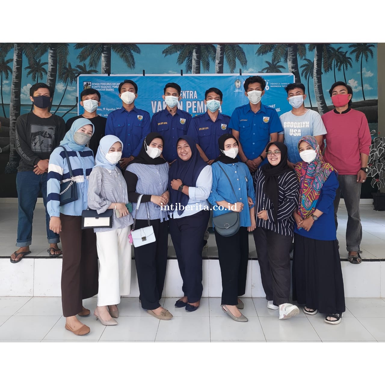 DPK KNPI Kecamatan Bajeng Kecamatan Gowa Gelar Kegiatan Vaksinasi berjalan Lancar